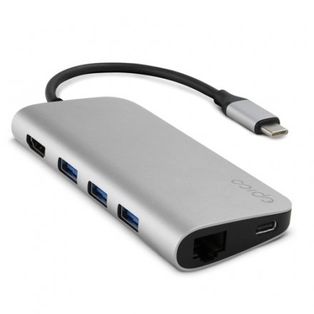 Epico USB Type-C Hub Multi-Port 4k HDMI & Ethernet